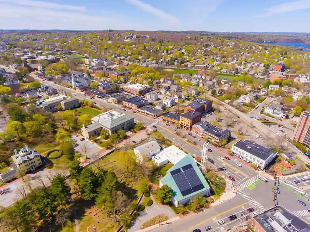 Arlington Center Aerial View
