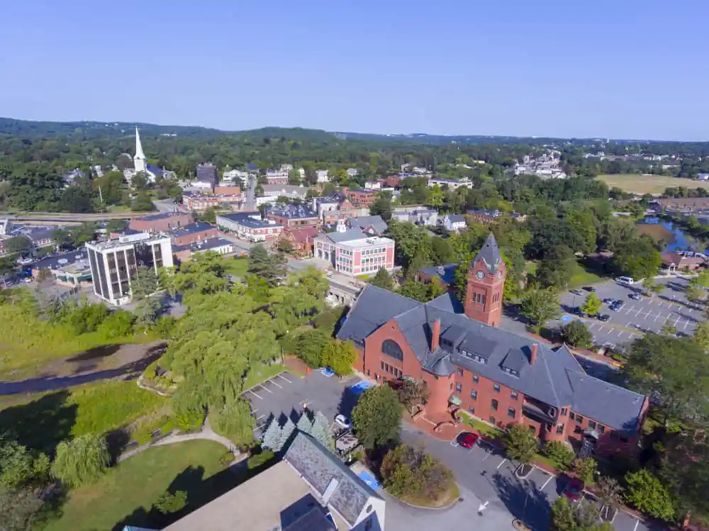 Winchester Center Aerial View