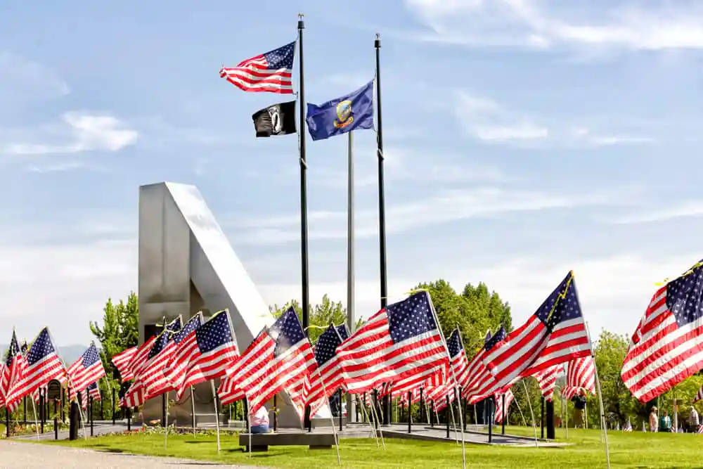 Vietnam Memorial in Freeman Park