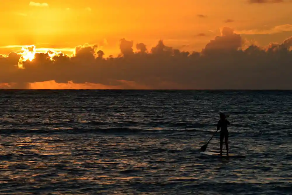 Paddleboarding in Kaneohe