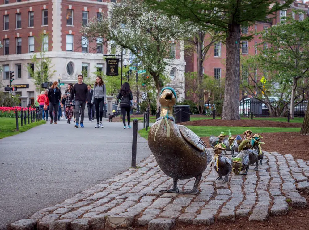 Make Way For Ducklings, Boston