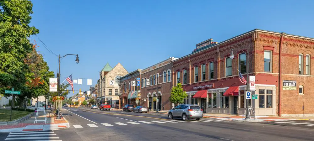 Downtown Greenfield Main Street