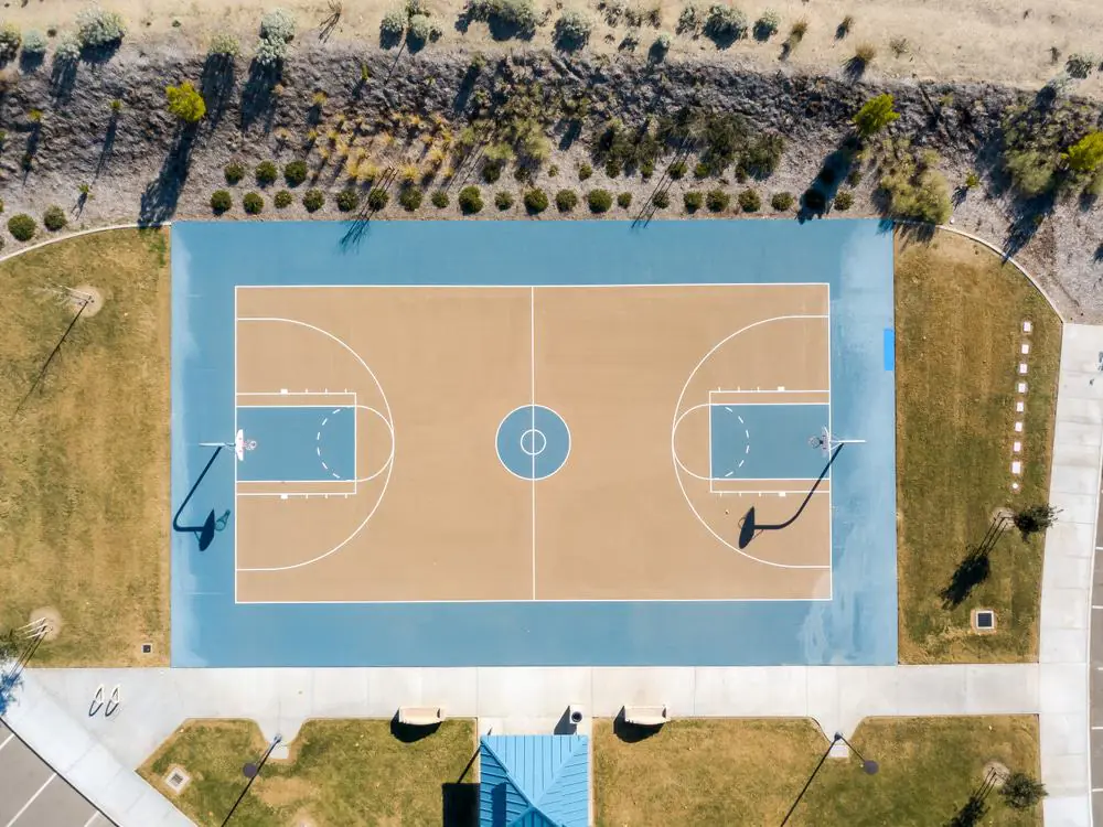 Basketball Court in Canyon Hills Community Park