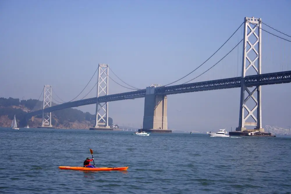 Kayaking Under The Bay Bridge