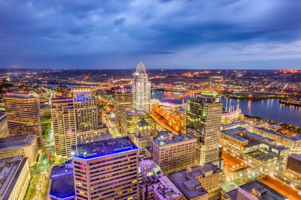 Cincinnati From Above
