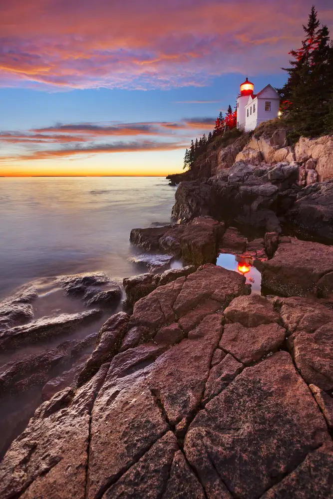 Bass Harbor Head Lighthouse in Acadia National Park