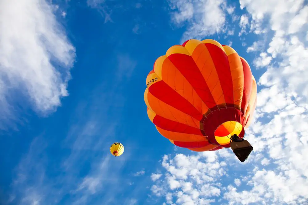 Hot Air Balloons in Flight