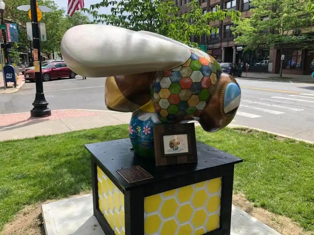 Greenfield Bee Sculptures