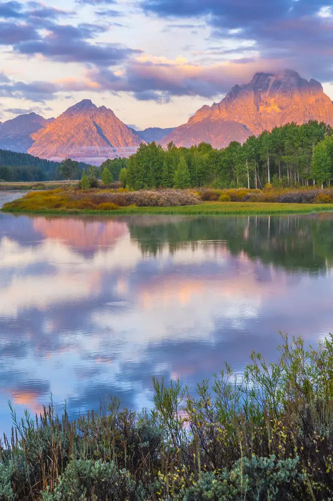 Amazing Sunrise in Grand Teton National Park