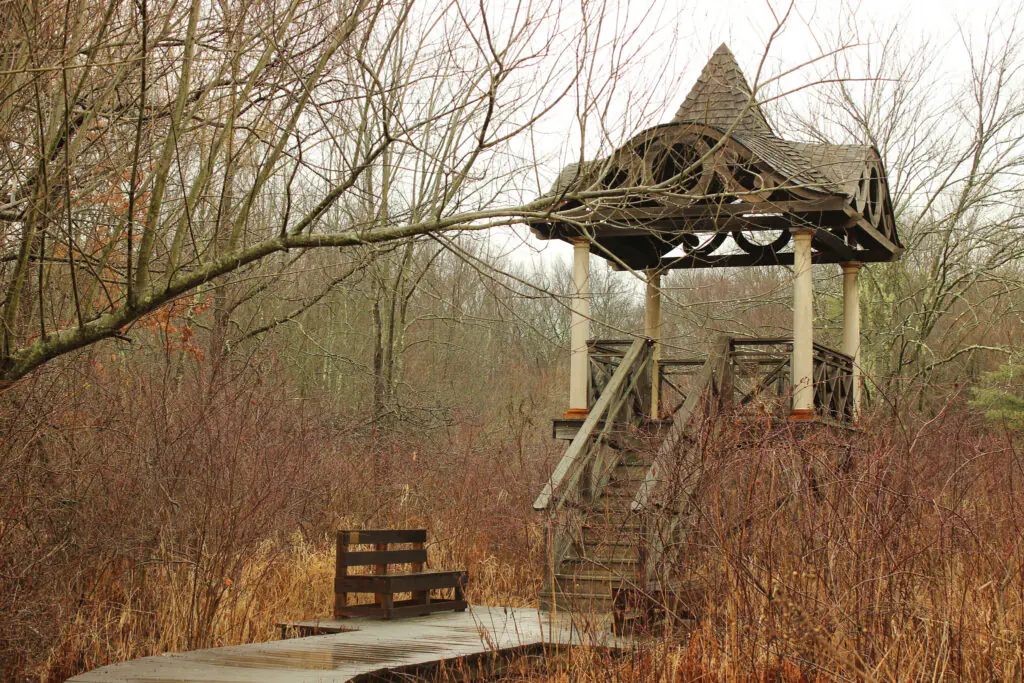 Bird Watching Gazebo at the New Canaan Nature Center